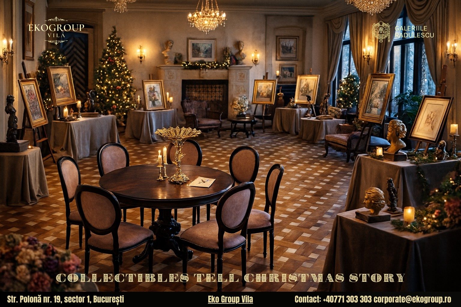 Istoria Crăciunului văzută prin farmecul Crăciunului anilor ’30 la Eko Group Vila